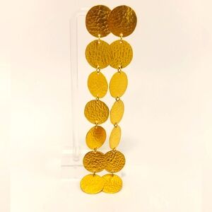 Mais x Frida Hanging Round Coin Drop Earrings NEW